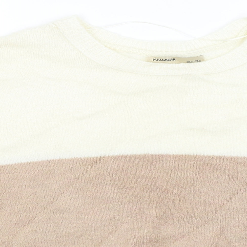 Pull & Bear Womens Brown   Pullover Jumper Size M