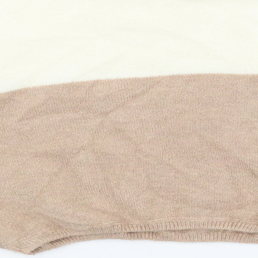 Pull & Bear Womens Brown   Pullover Jumper Size M