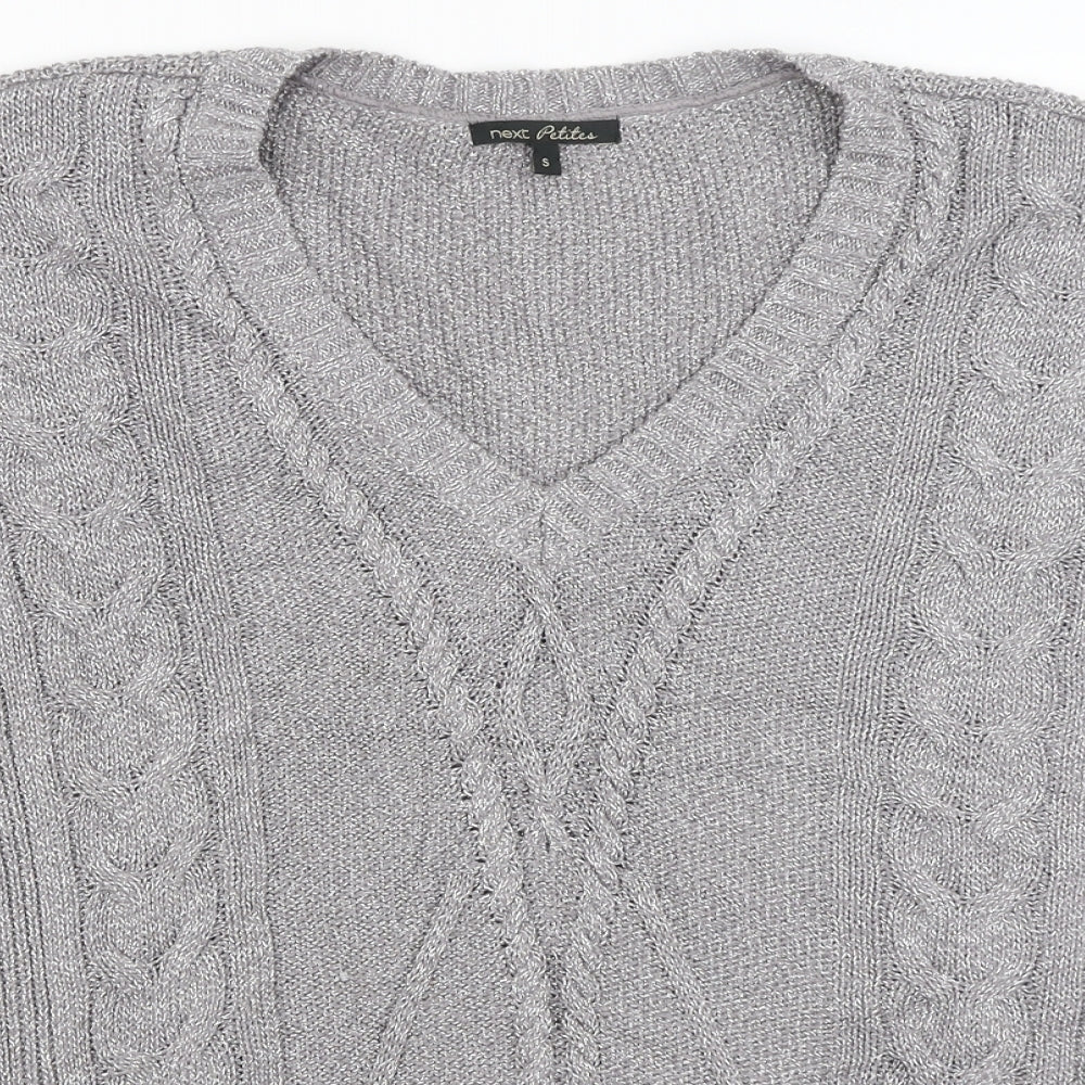 NEXT Womens Silver   Pullover Jumper Size S
