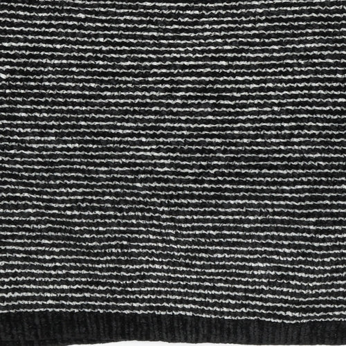 Romeo & Juliet Couture Womens Black Striped  Pullover Jumper Size S
