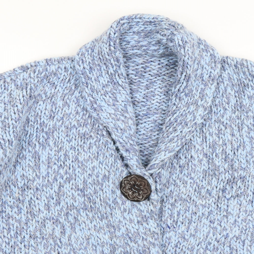 Preworn Womens Blue   Cardigan Jumper Size L