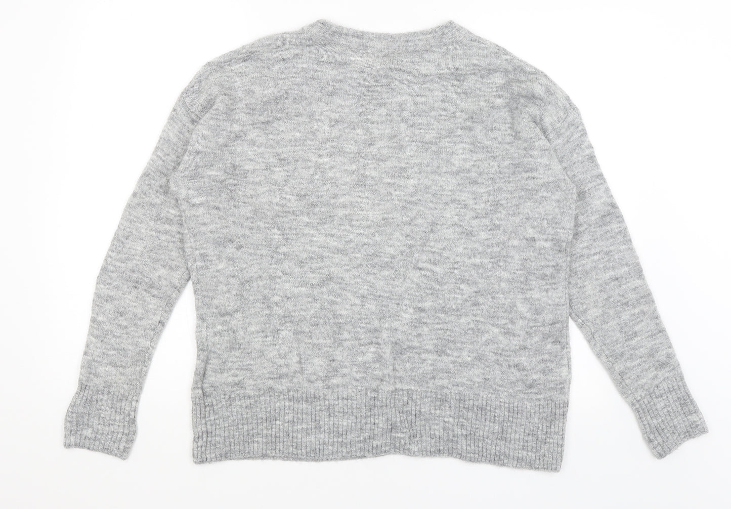 Divided Womens Grey   Pullover Jumper Size S  - Let Love Win