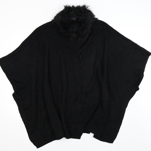M&S Womens Black   Pullover Jumper One Size