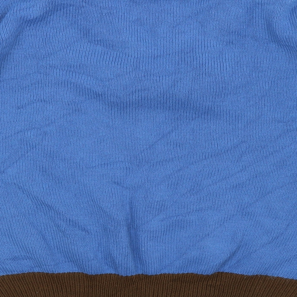 Cedar Wood State Mens Blue   Pullover Jumper Size L  - Christmas