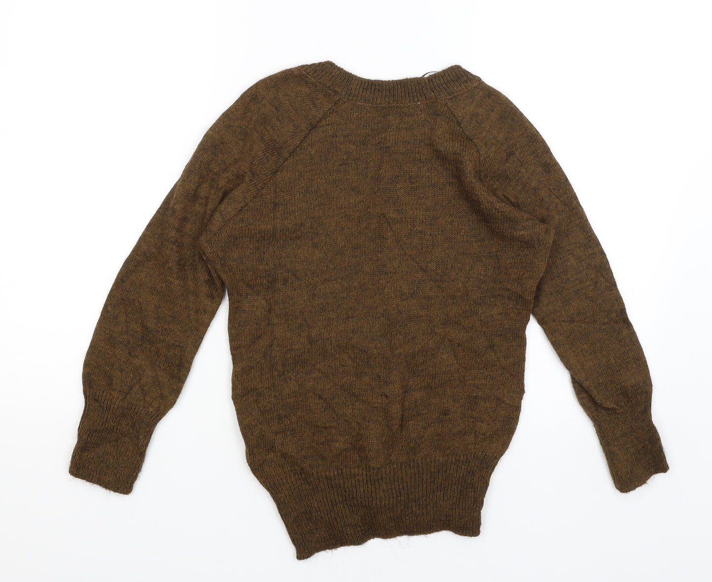 Zara Knit Womens Brown   Pullover Jumper Size M