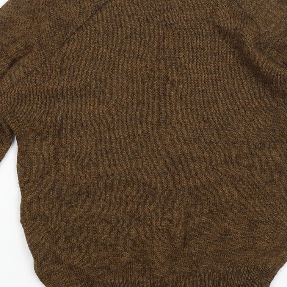 Zara Knit Womens Brown   Pullover Jumper Size M