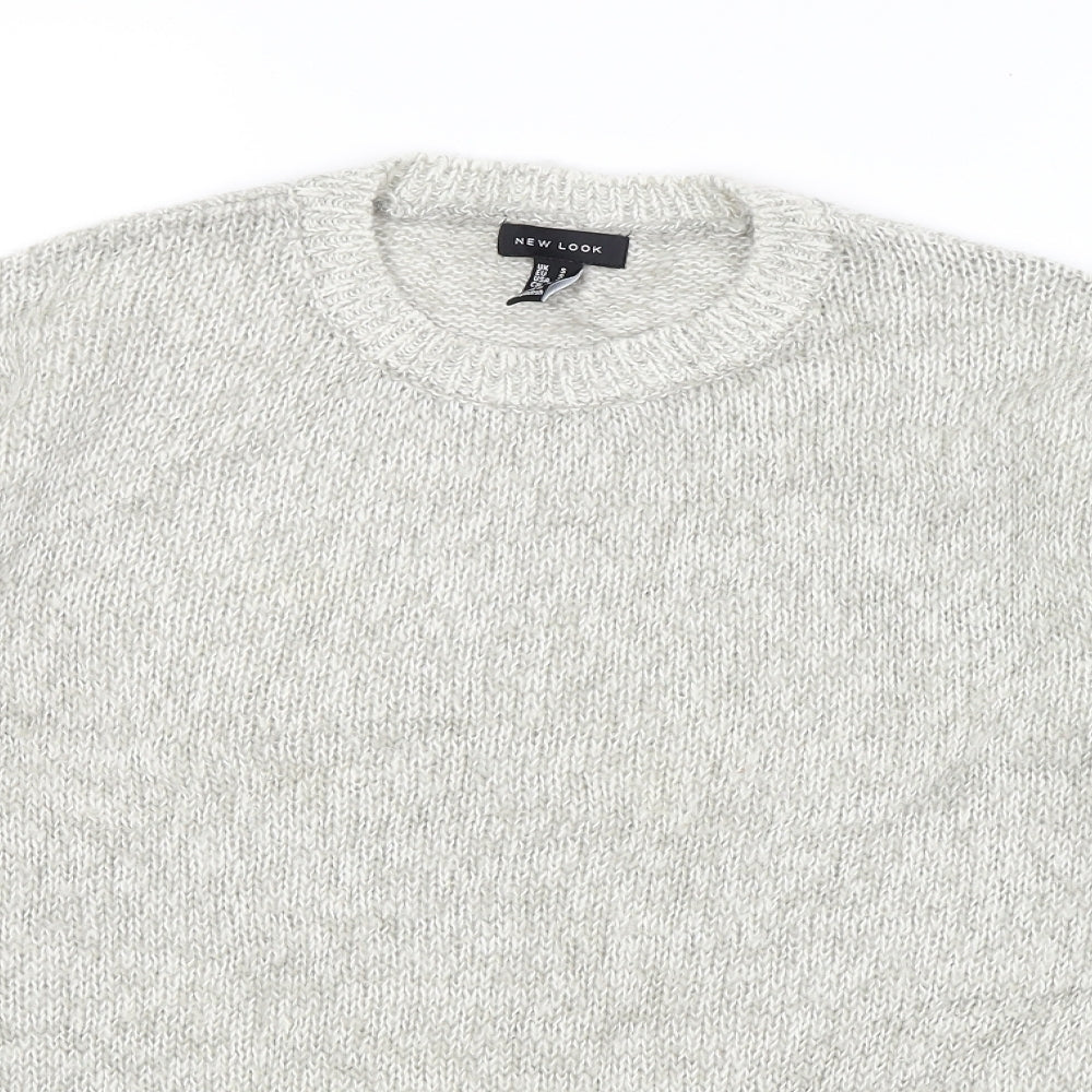 New Look Womens Grey   Pullover Jumper Size S