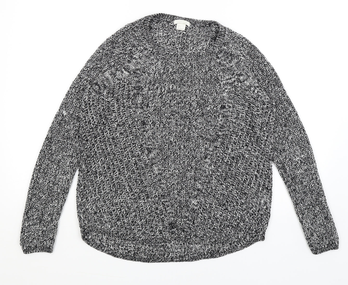 H&M Womens Black   Pullover Jumper Size S