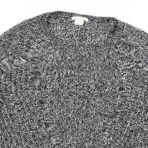 H&M Womens Black   Pullover Jumper Size S