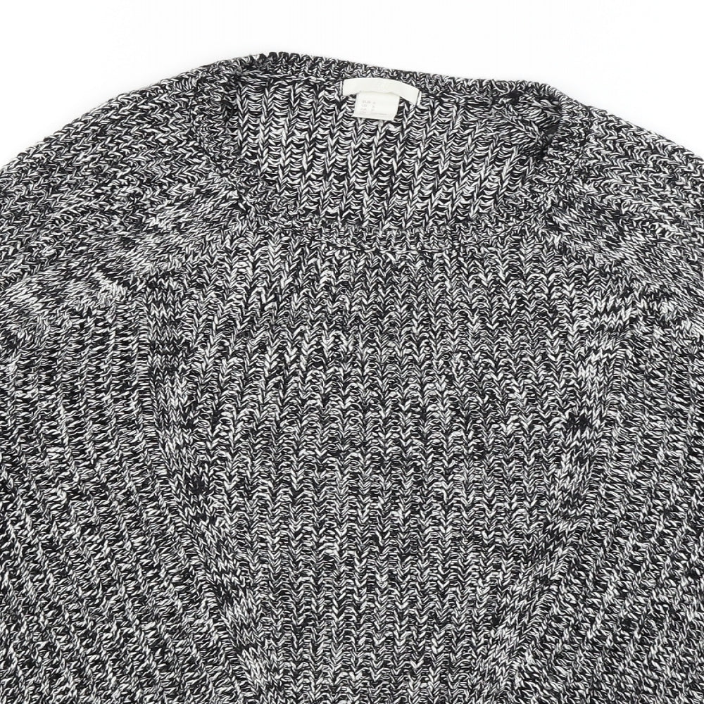 H&M Womens Black   Pullover Jumper Size S