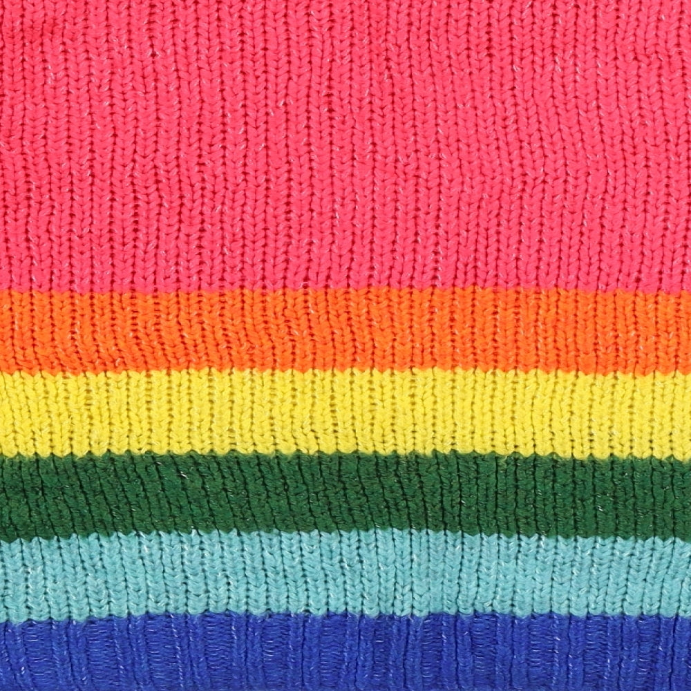 Primark Womens Multicoloured Striped  Pullover Jumper Size 12