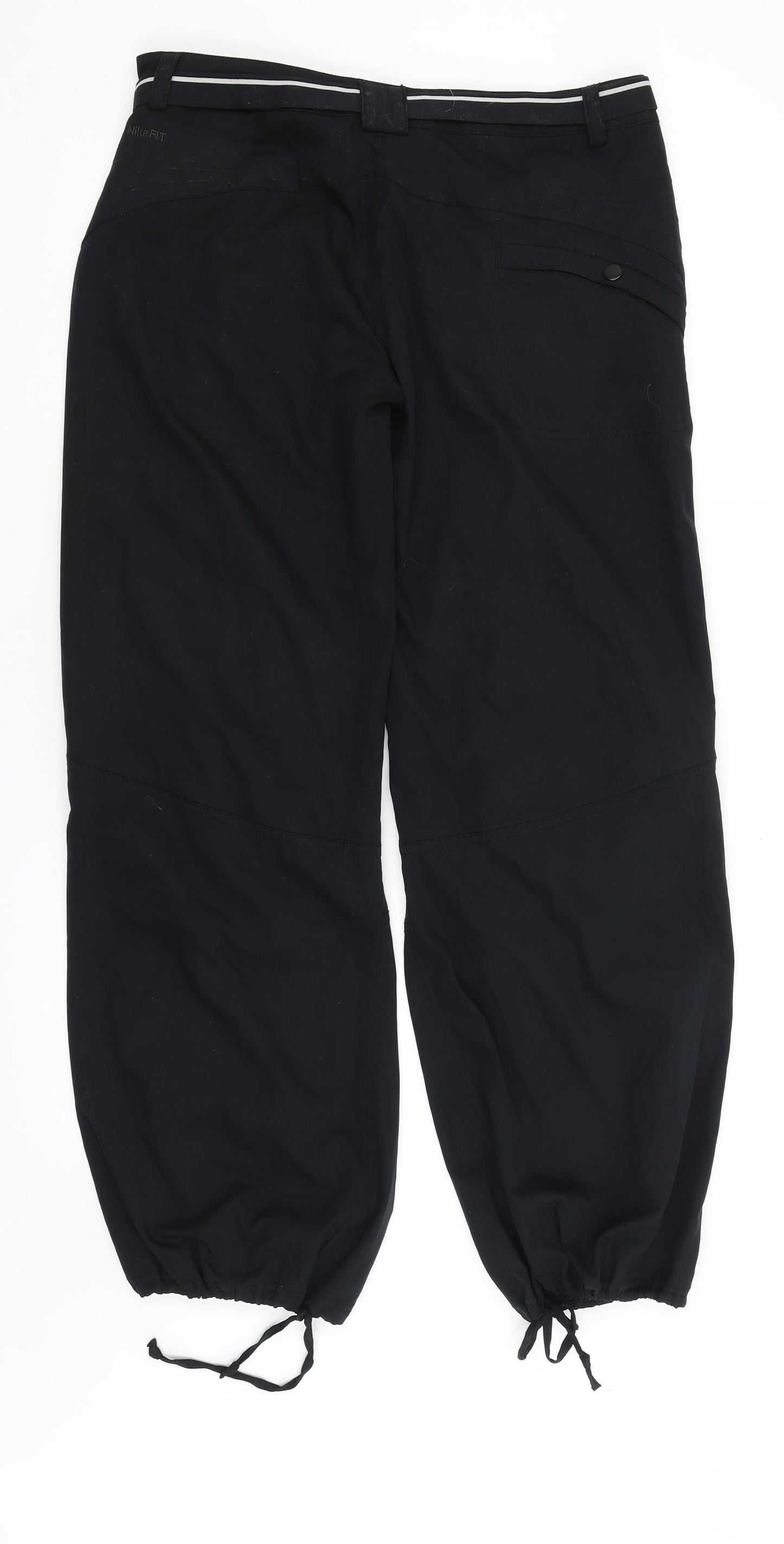 Nike Womens Black   Capri Trousers Size 12 L30 in