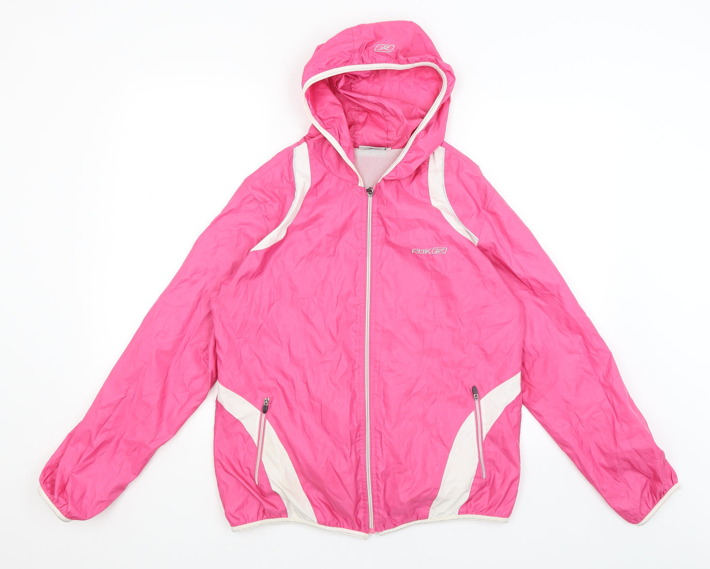 Reebok Womens Pink   Rain Coat Coat Size 10