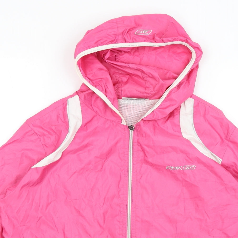 Reebok Womens Pink   Rain Coat Coat Size 10