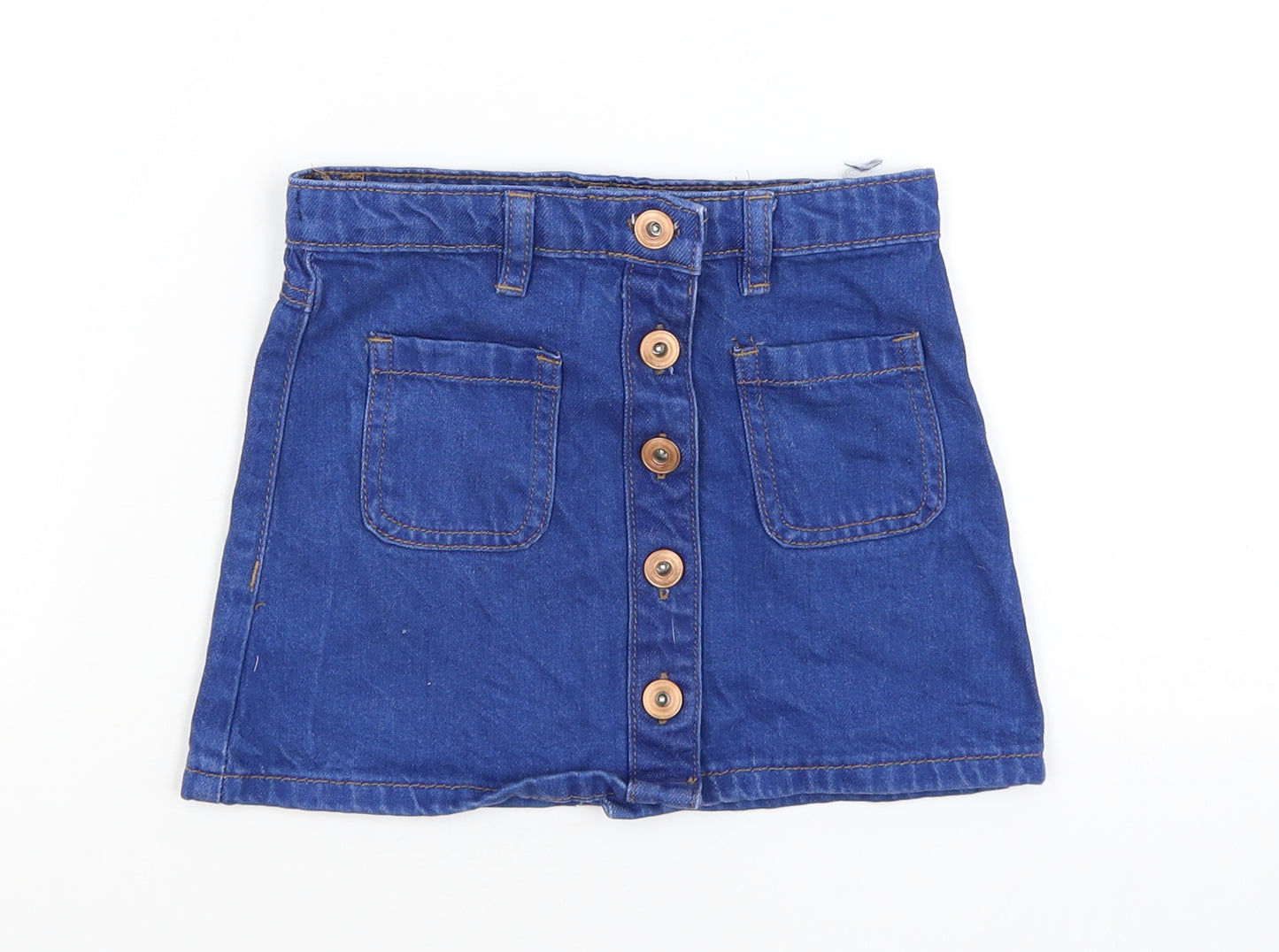 George Girls Blue   Mini Skirt Size 4-5 Years