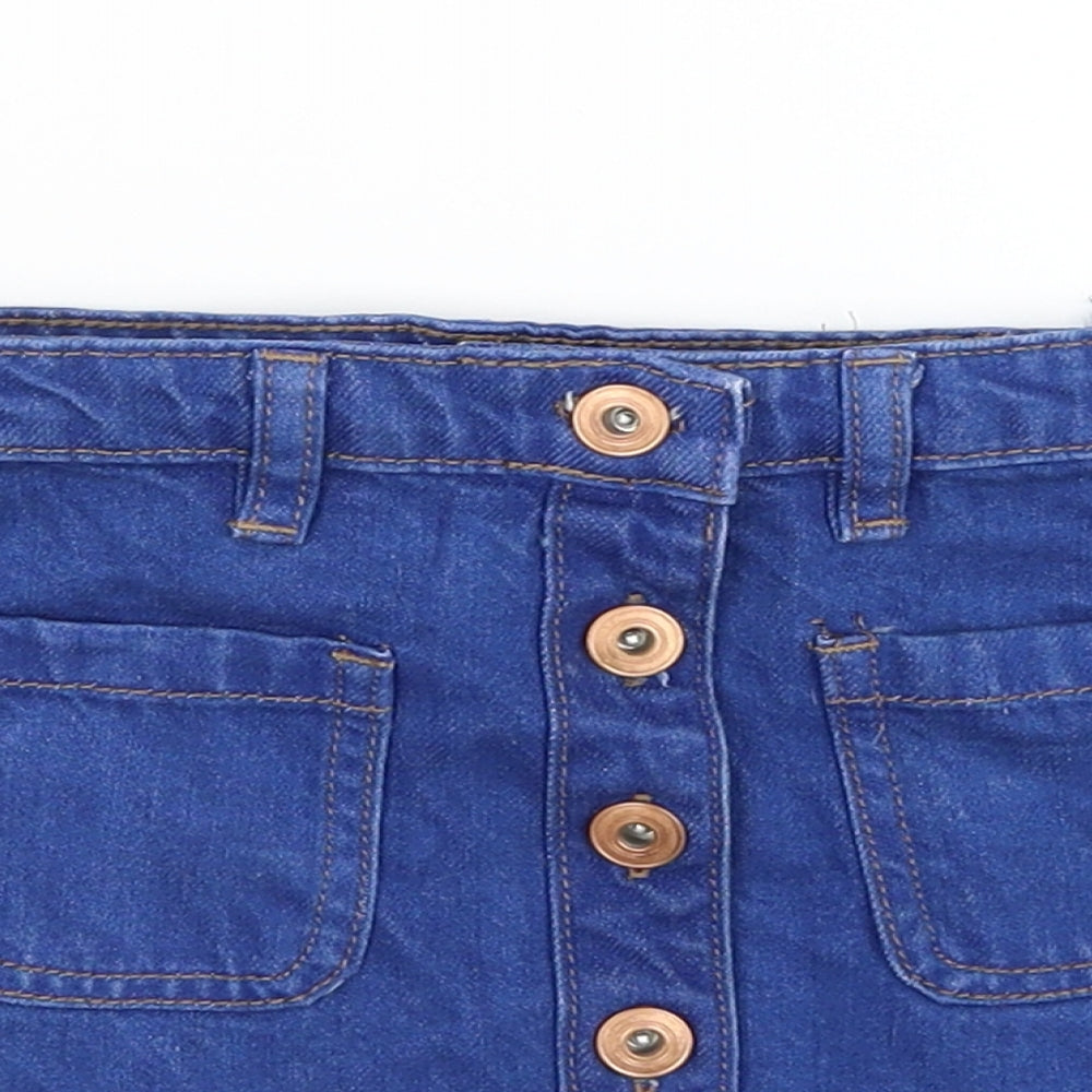 George Girls Blue   Mini Skirt Size 4-5 Years
