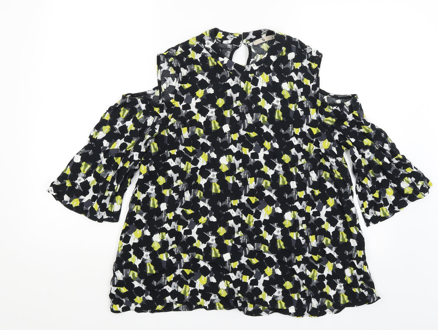 TU Womens Black   Basic Blouse Size 12