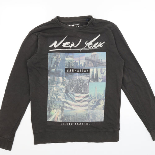 Twisted Soul Mens Black   Pullover Jumper Size M  - New York