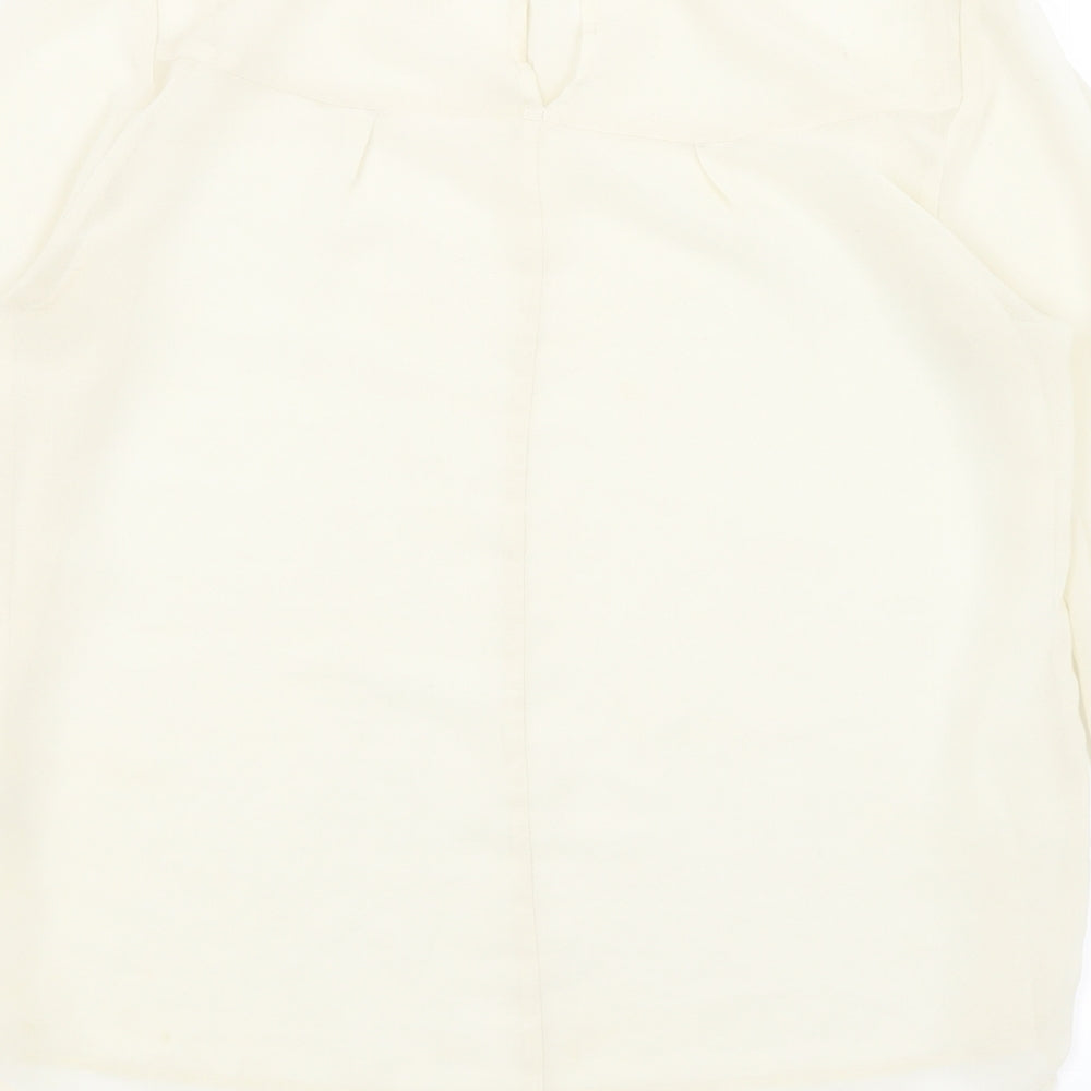 NEXT Womens White   Basic Blouse Size 10