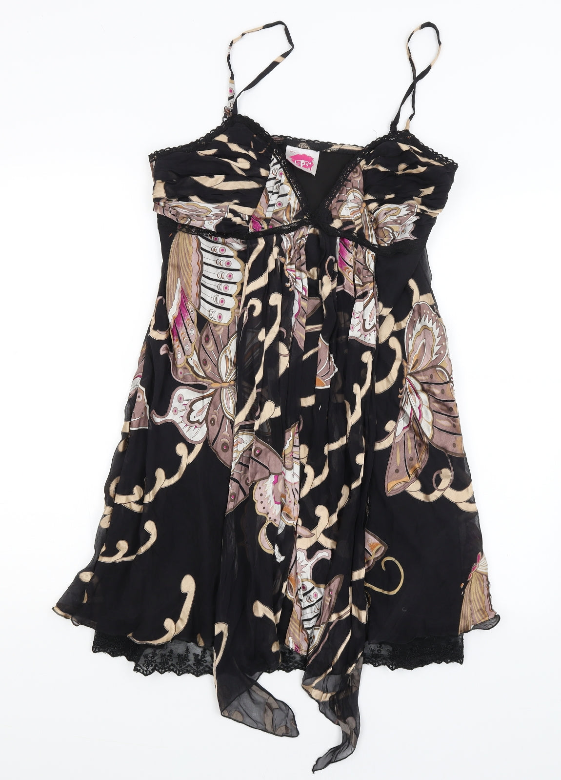 Lipsy Womens Black   Basic Blouse Size L