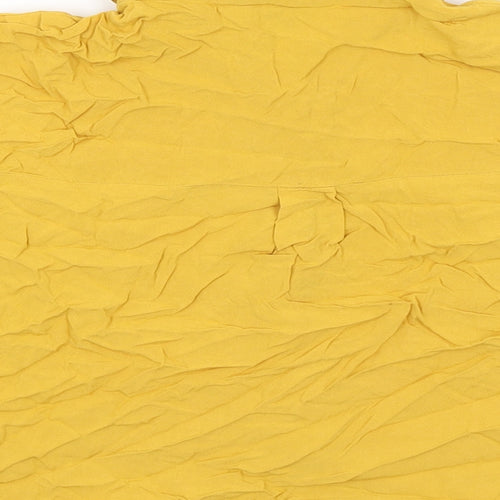 New Look Girls Yellow   Cropped Button-Up Size 12 Years