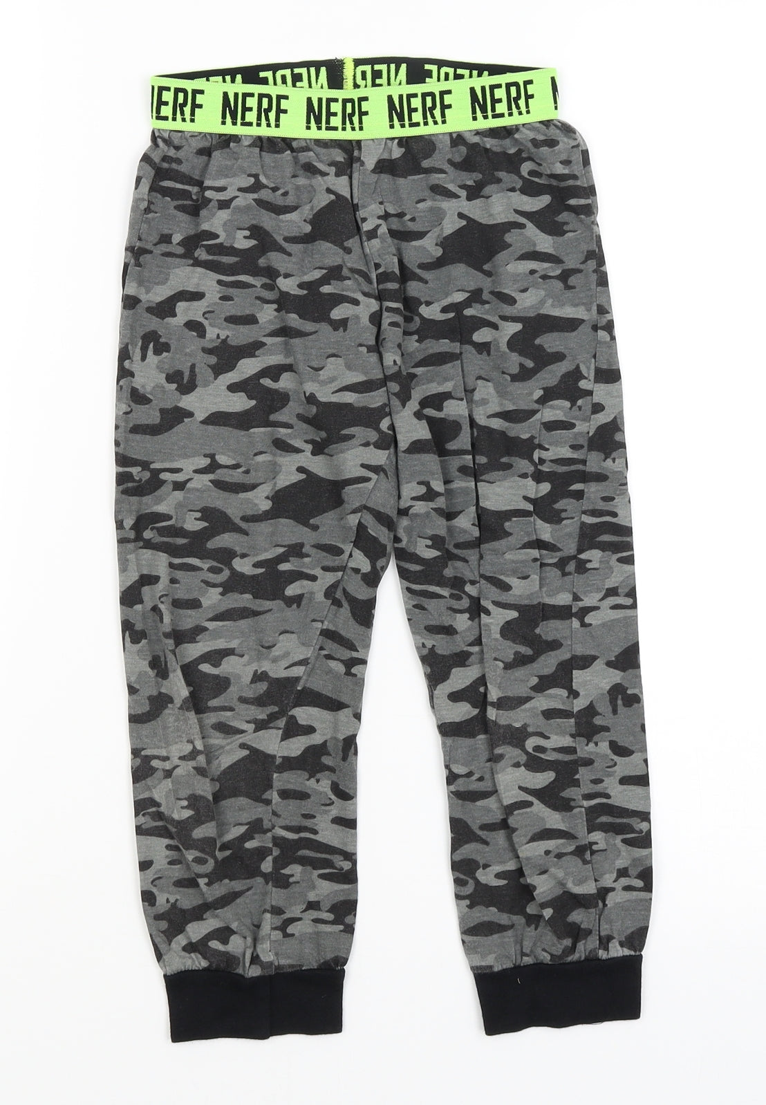 NERF Boys Grey Camouflage  Jogger Trousers Size 6-7 Years