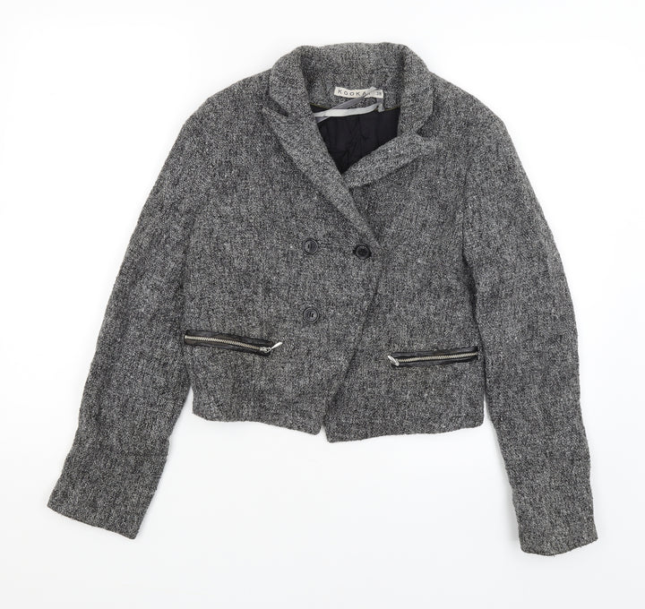 Kookai Womens Grey Jacket Size 10