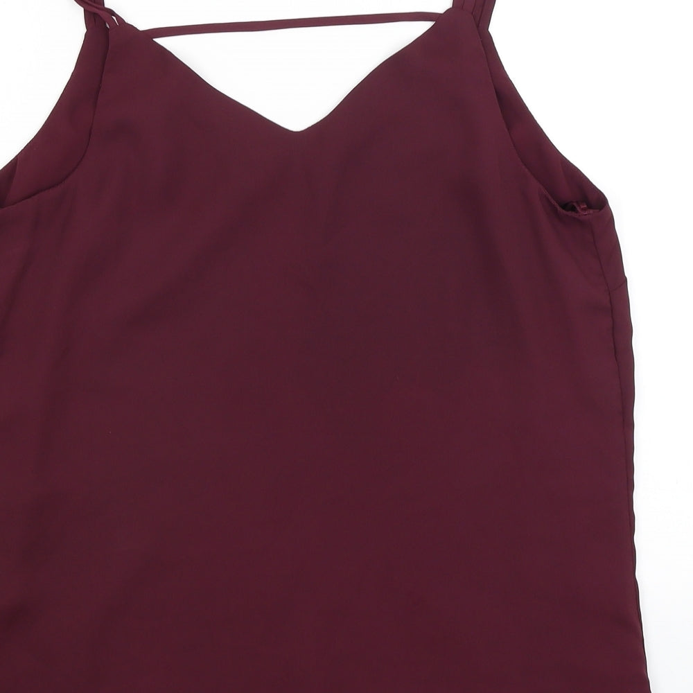 TU Womens Red   Camisole Tank Size 12