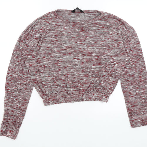 Miss Selfridge Womens Red   Pullover Jumper Size 8