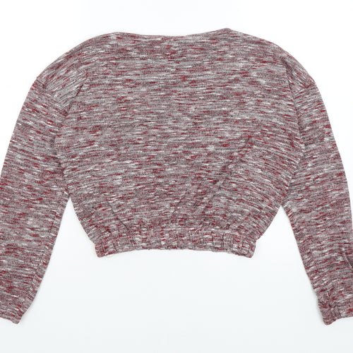 Miss Selfridge Womens Red   Pullover Jumper Size 8