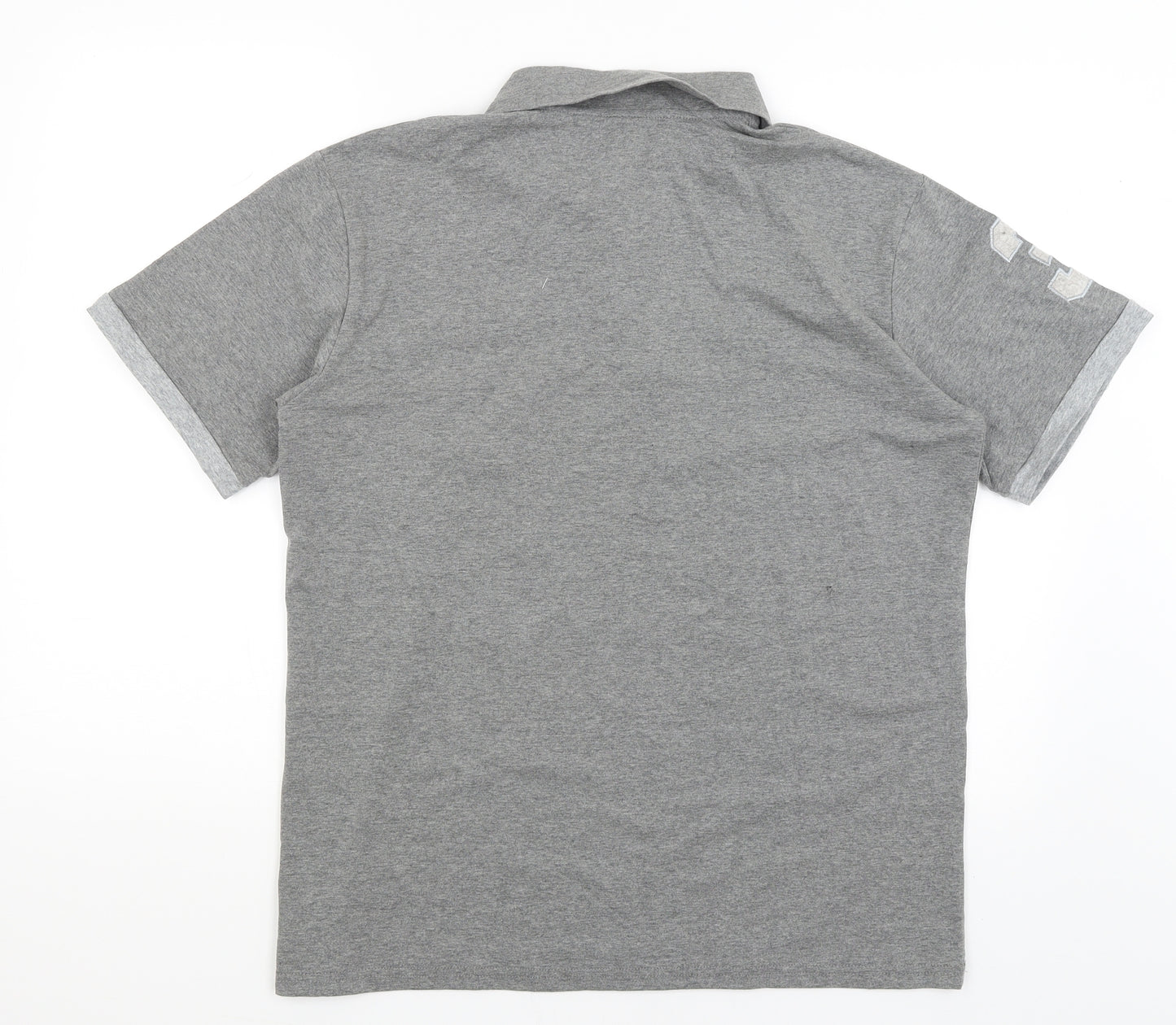 Glestore Mens Grey    Polo Size L