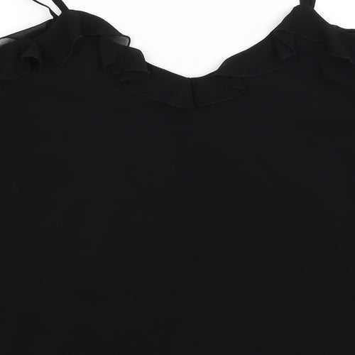 Wallis Womens Black   Basic Blouse Size M
