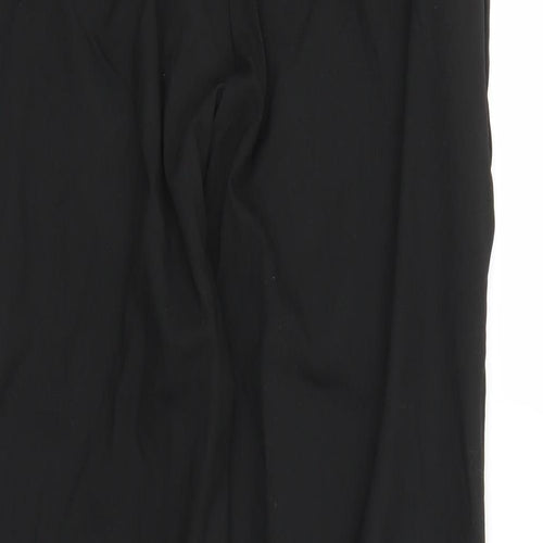 M&S Womens Black   Capri Trousers Size 10 L24 in