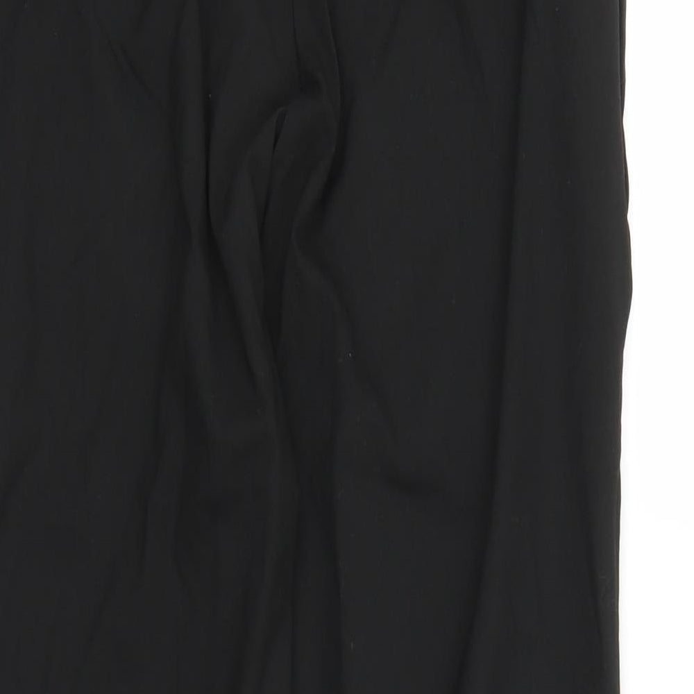 M&S Womens Black   Capri Trousers Size 10 L24 in