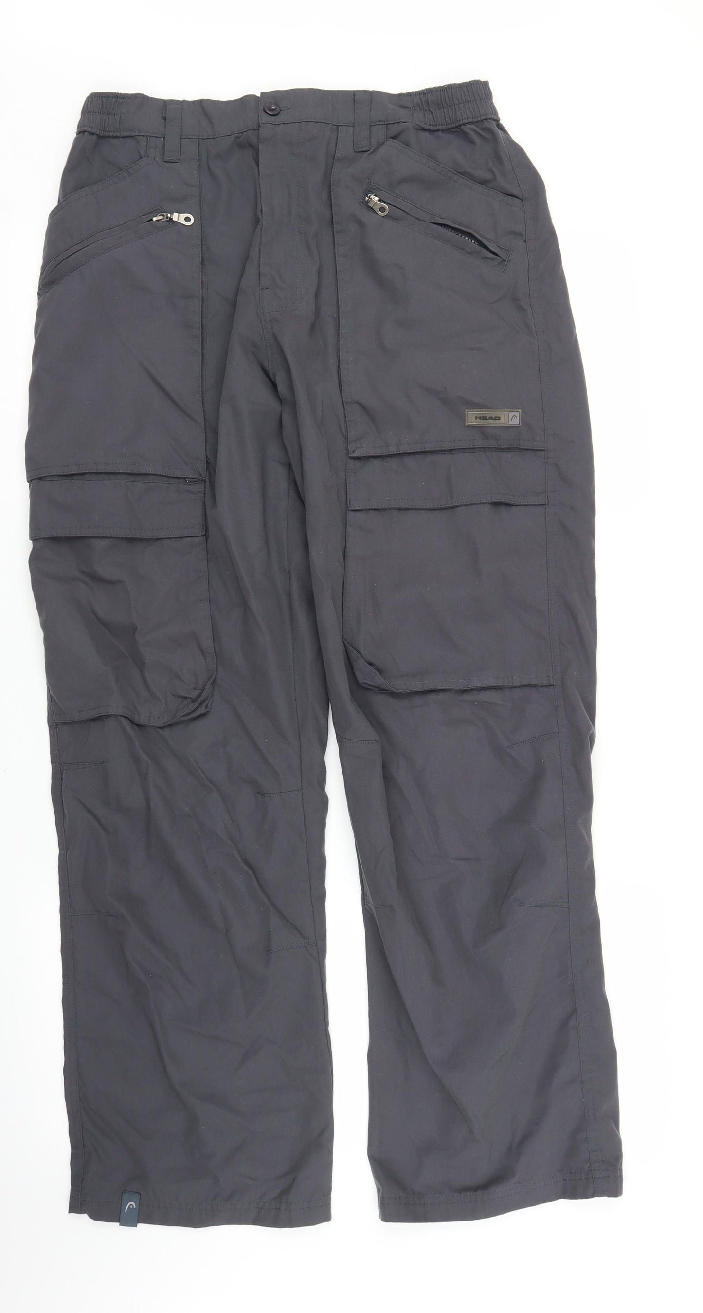 HEAD Mens Grey   Carpenter Trousers Size M L26 in