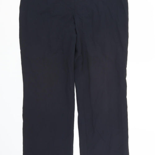 Lebek Womens Blue   Trousers  Size 34 in L27 in