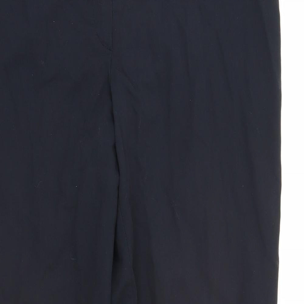 Lebek Womens Blue   Trousers  Size 34 in L27 in