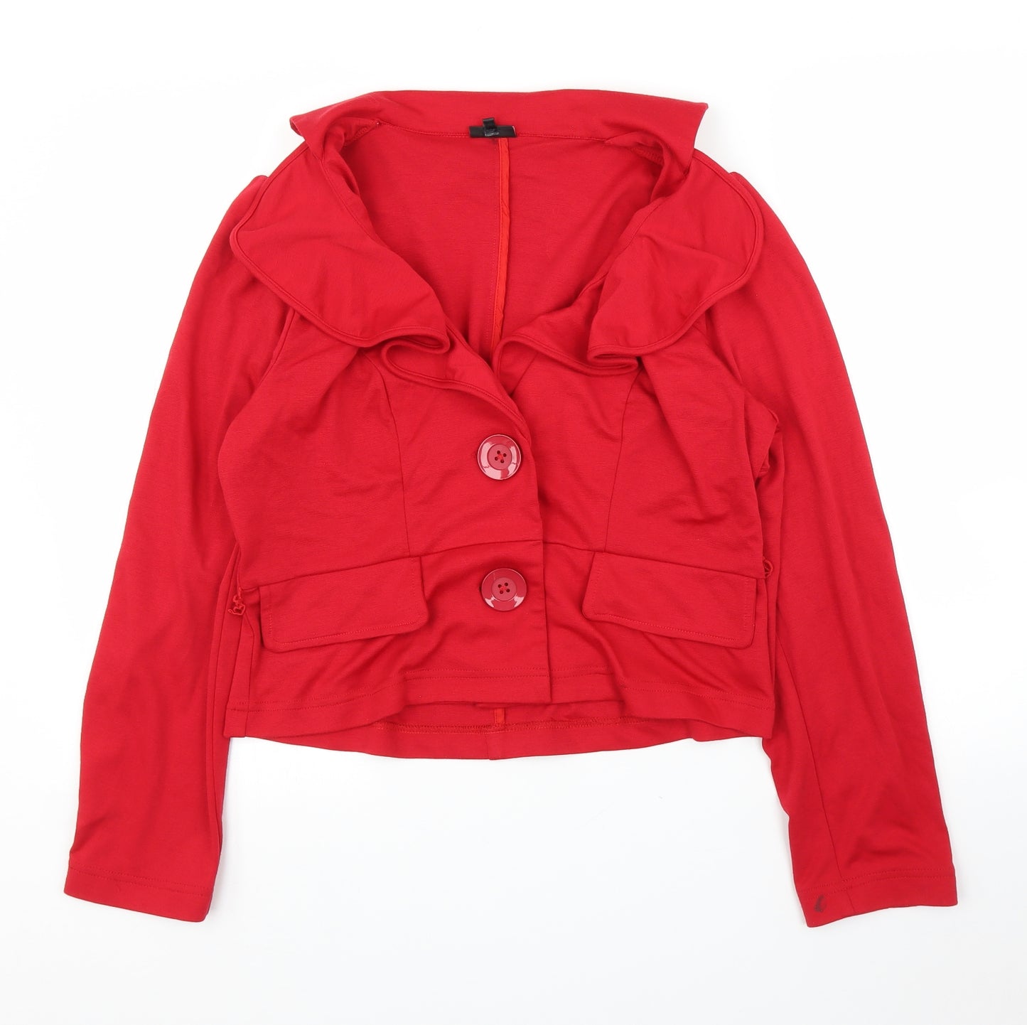 Hip Hop Womens Red   Cardigan Jumper Size 10  - Jacket