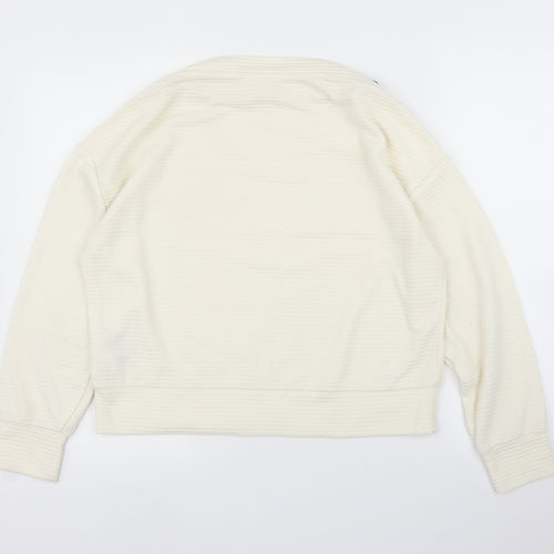 H&M Womens Ivory   Basic Blouse Size S