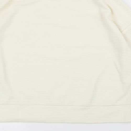 H&M Womens Ivory   Basic Blouse Size S