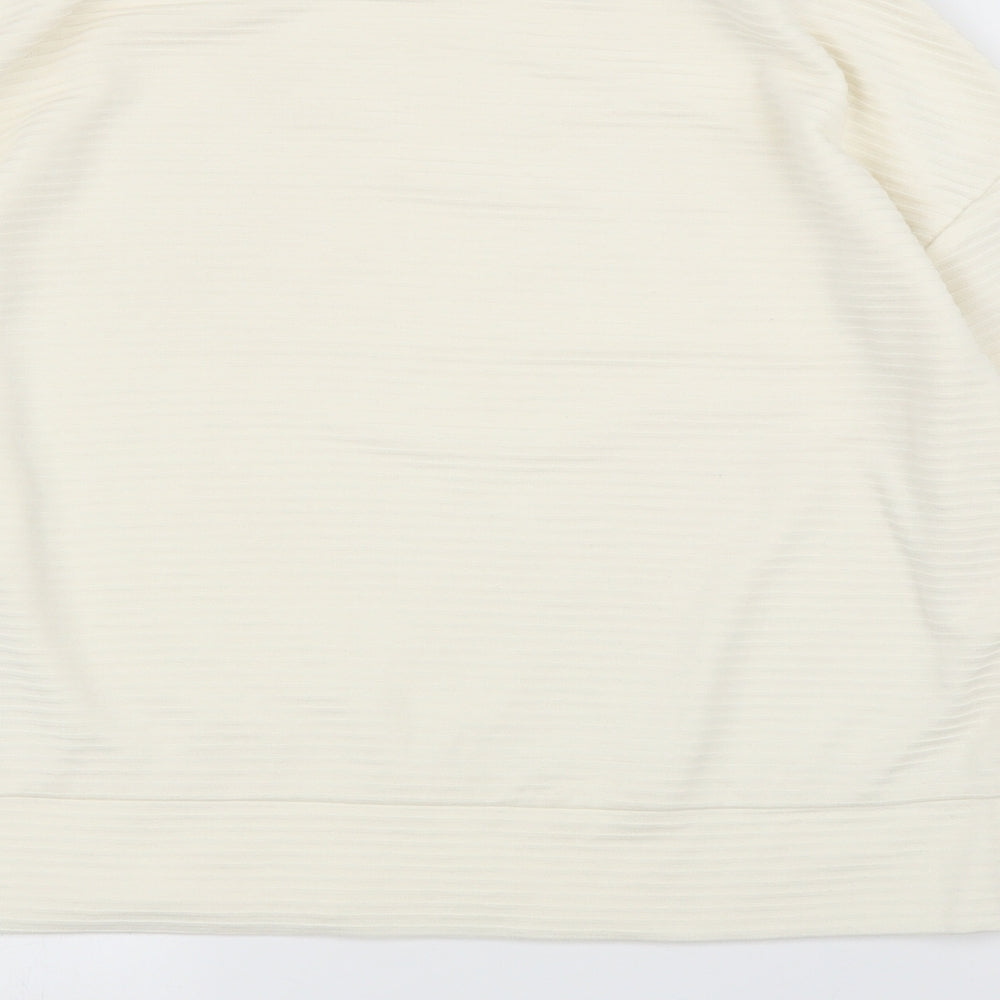 H&M Womens Ivory   Basic Blouse Size S