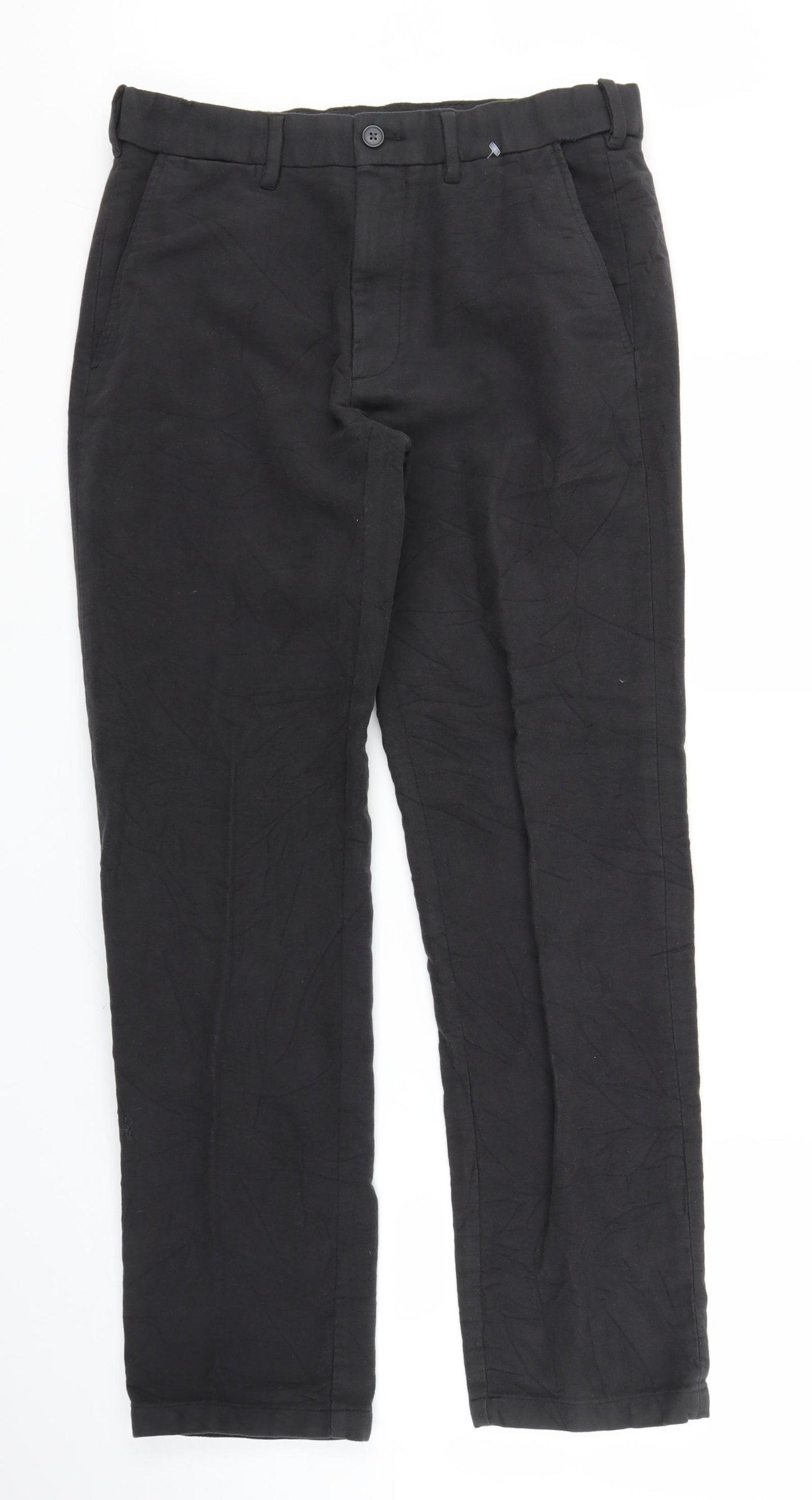 M&S Mens Grey   Straight Jeans Size 32 in L31 in