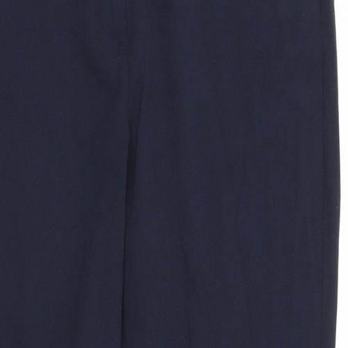 M&S Womens Blue   Bloomer Trousers Size 12 L24 in