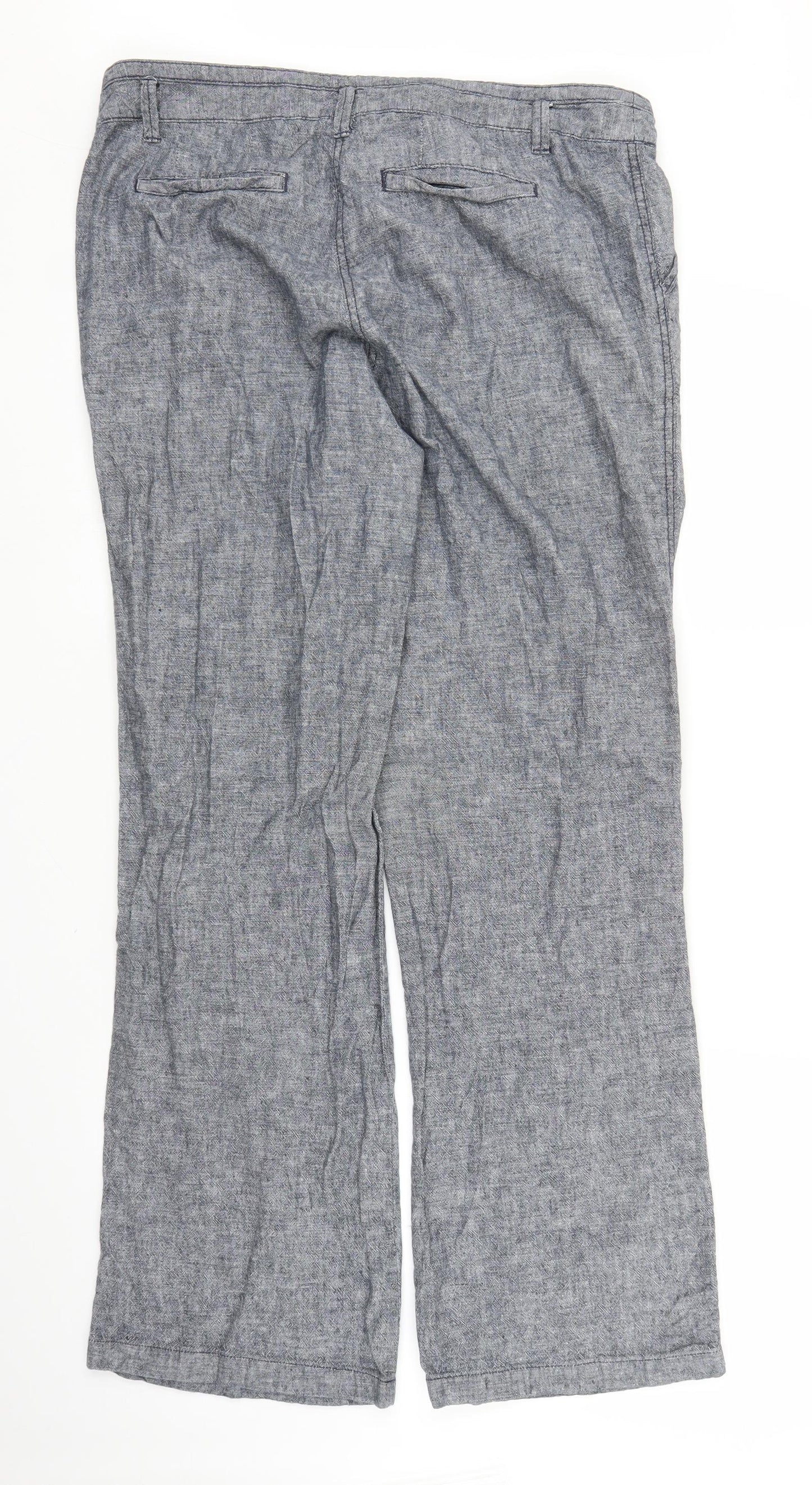 TU Womens Grey   Trousers  Size 14 L29 in