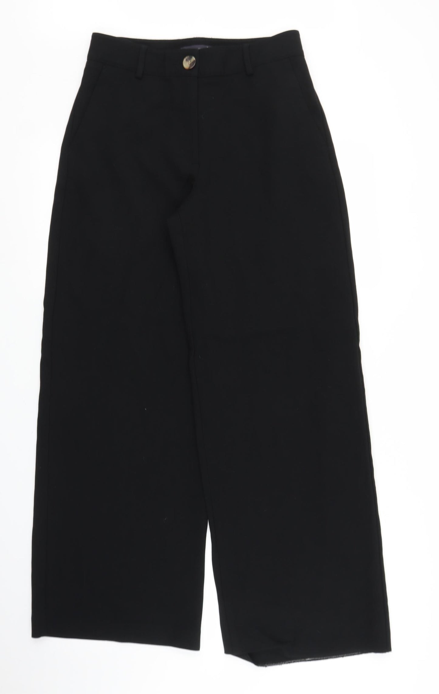 M&S Womens Black   Trousers  Size 10 L28 in