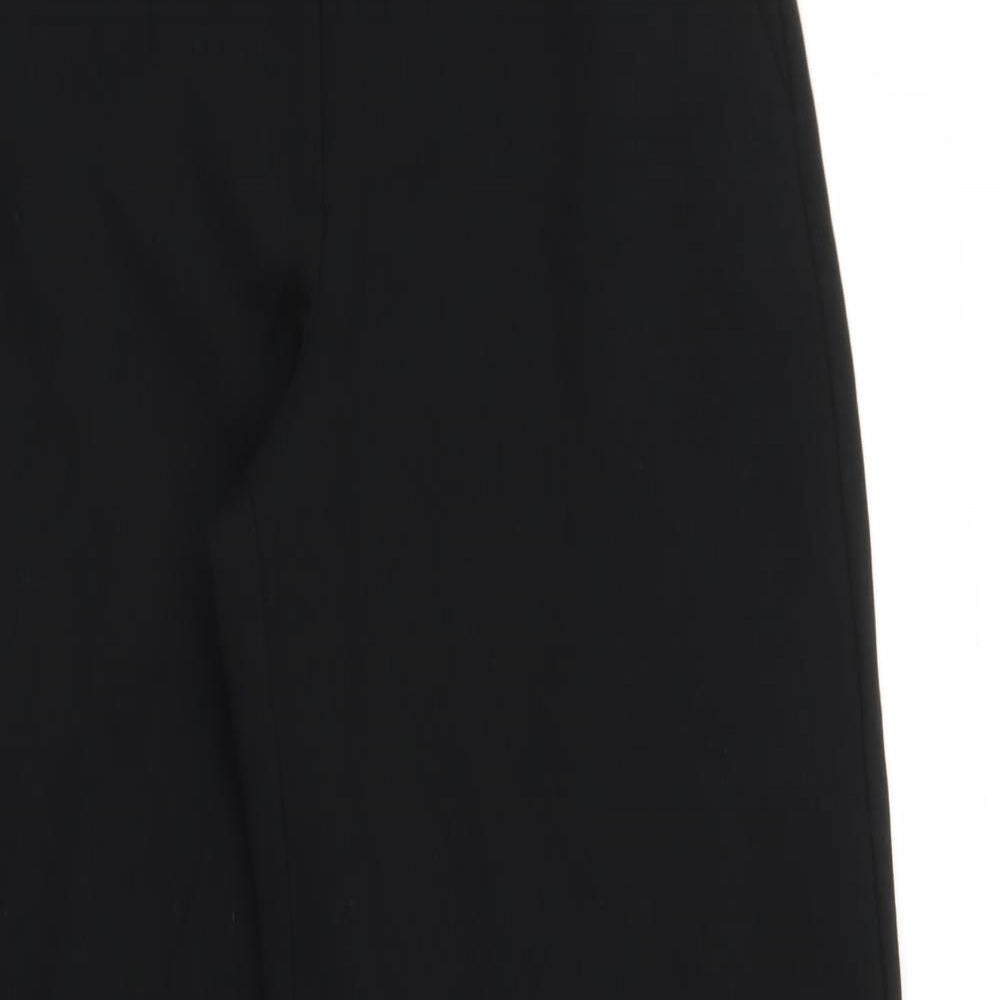 M&S Womens Black   Trousers  Size 10 L28 in