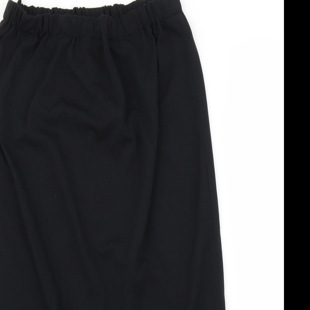 Preworn Womens Black   Straight & Pencil Set Size 16