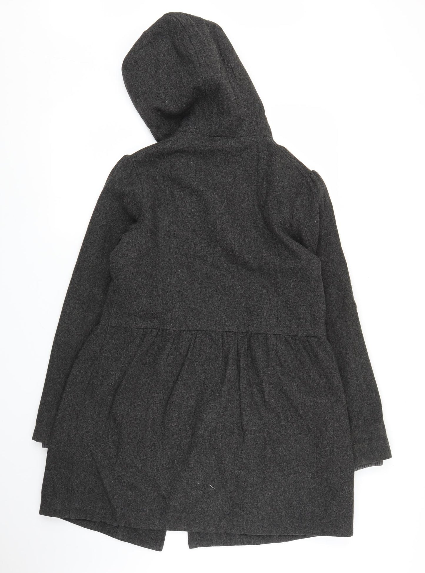 M&S Girls Brown   Overcoat Coat Size 13-14 Years