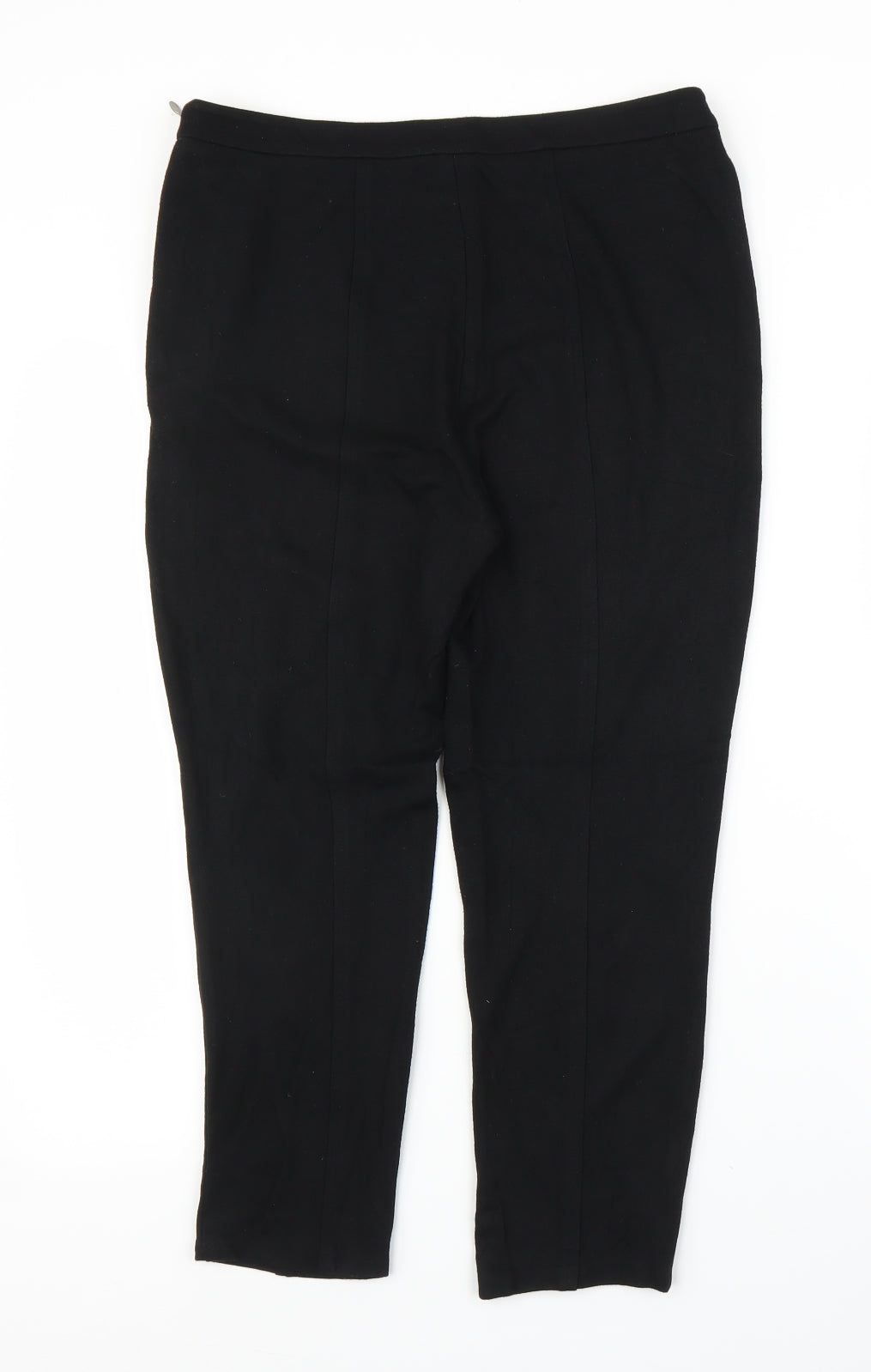 PURE Collection Womens Black   Capri Trousers Size 12 L21 in