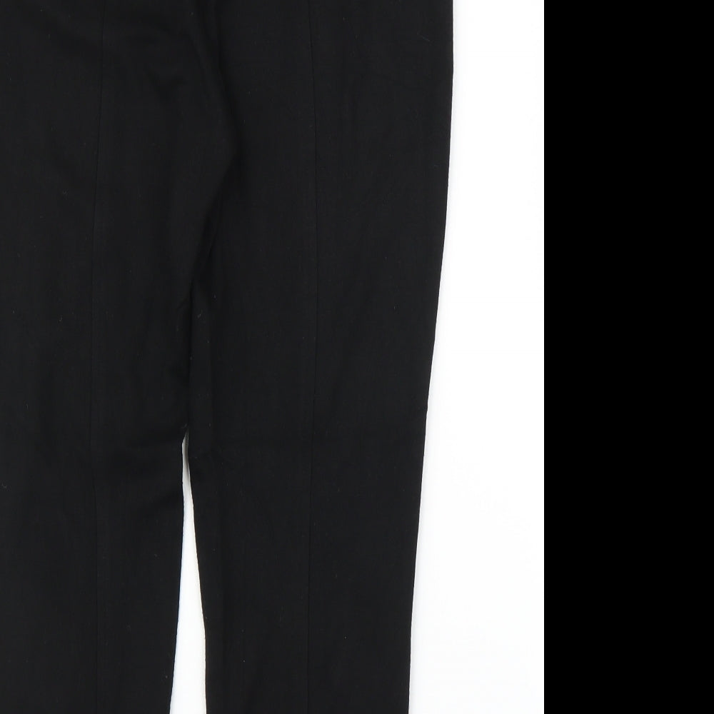 PURE Collection Womens Black   Capri Trousers Size 12 L21 in